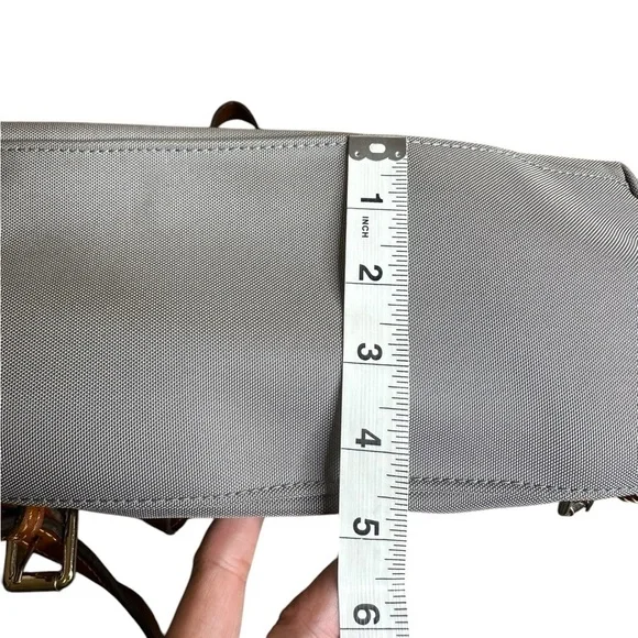 Dooney & Bourke Gray nylon flap backpack - Picture 9 of 9